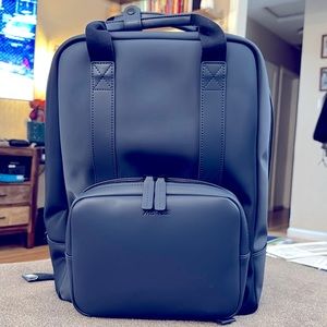 Monos Oxford Blue Metro Backpack with Metro Kit and Folio Kit